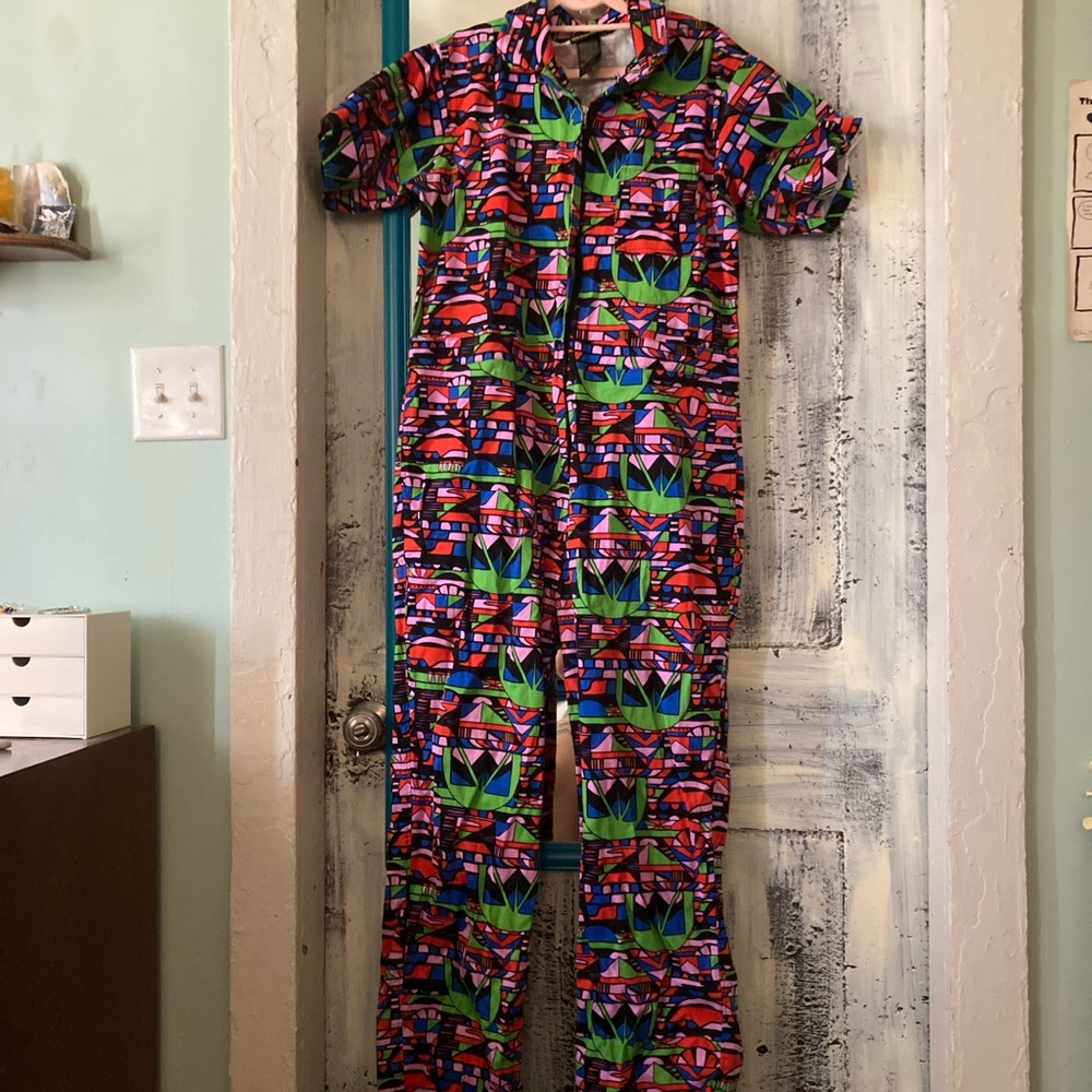 Rare Nooworks Coveralls jumpsuit in Skyway 2x